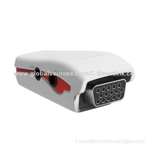HDMI to VGA Converter with Audio Output and 5V DC Power Supply, OEM Colors and Logos Accepted